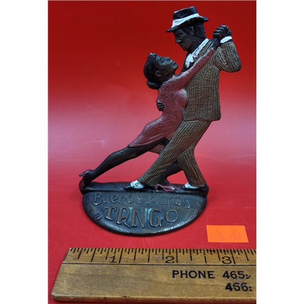 Suillon Buenos Aires Tango Cast Iron Dancing Couple Décor Made In Argentina