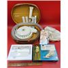 Image 1 : VTG General Electric Stylist Hair Dryer w/ Attachments & 2-Speed Electric Scissors