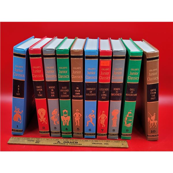 Set Of Collier's Junior Classics Books