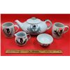 Image 1 : VTG Thistleware Pottery Teapot, Mugs, Creamer & Bowl