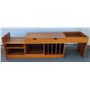 Image 1 : MCM Teak Sliding Vinyl Record Display Cabinet Made in Sweden