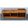 Image 2 : MCM Teak Sliding Vinyl Record Display Cabinet Made in Sweden