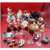 Image 1 : Animal Figurine Lot w/ Glass & Ceramic