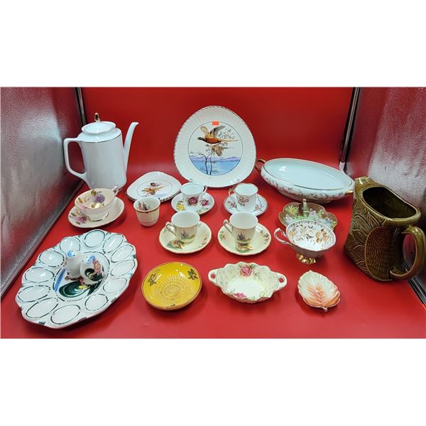 China & Pottery Lot w/ Paragon, Shofu, Sarreguemines, & More
