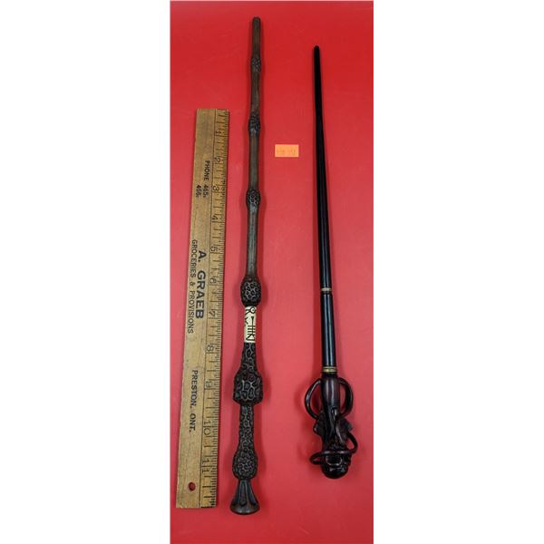 Harry Potter Wand Lot w/ Elder Wand & Tom Riddle's Wand