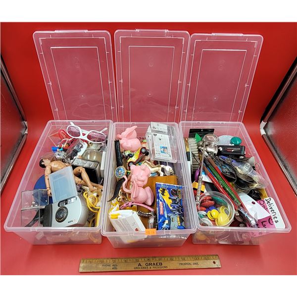 Assorted VTG Collectibles Lot w/ Candle Snuffer, Watches, AGFA Camera, Toys, & More