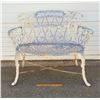 Image 1 : Victorian-Style Cast Aluminum Bench