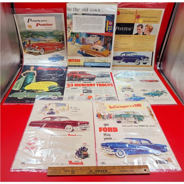 VTG Automobile Advertising (Ford, Chevrolet, Pontiac, etc.)