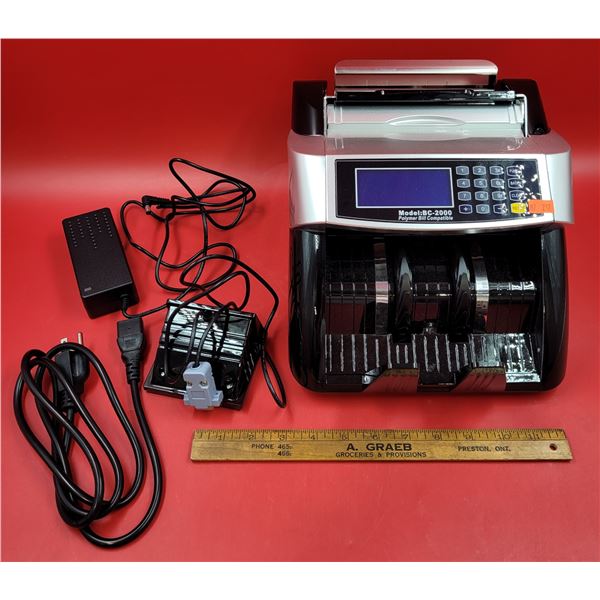 BC-2000 Polymer & Paper Bill Counter