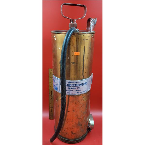 VTG Brass Fire Extinguisher