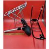 Image 1 : Bicycle Accessory Lot w/ Seat & Rear Bike Racks