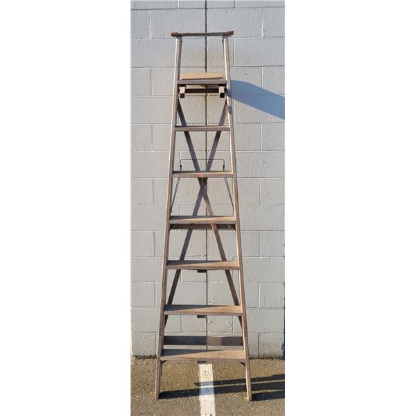 Wooden A-Frame Ladder