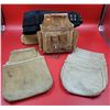 Image 1 : Leather Nicholas Tool Belt Made in USA & Tool Pouches