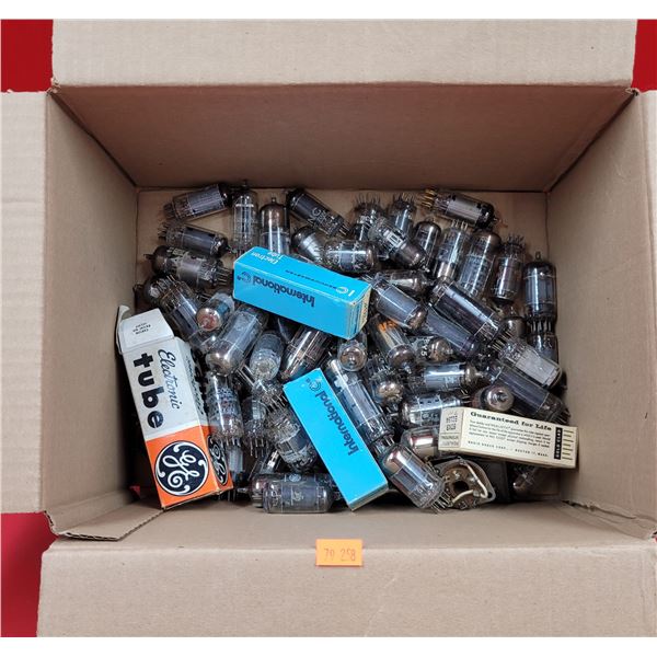 Box of 80+ VTG Electronic (Radio) Tubes
