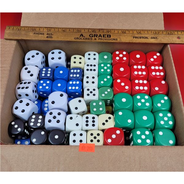 Large Lot of Assorted Dice