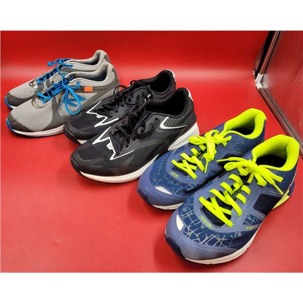 2 Pairs of Reebok Runners & 1 Pair of New Balance Runners