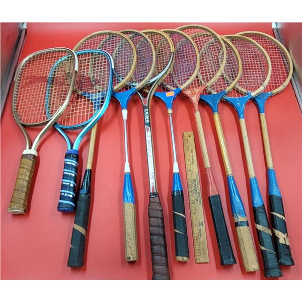 Assorted VTG Rackets