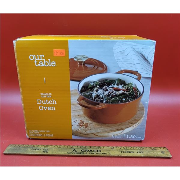 Our Table Enameled Cast Iron Dutch Oven