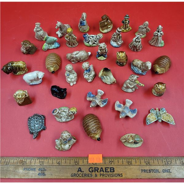 Lot Of Wade Red Rose Tea Figurines