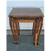 Image 2 : VTG Coombe Furniture Co. Wooden Nesting Tables
