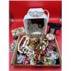 Image 1 : Large Lot Of Assorted Costume Jewelry, Buttons, Sea Shells & More