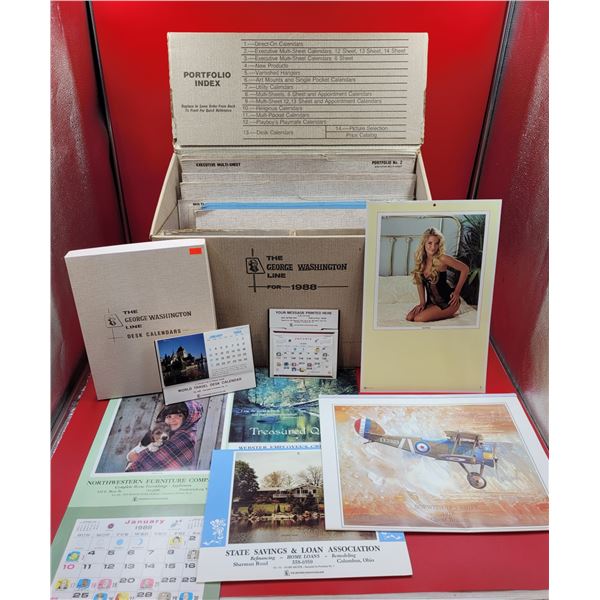 VTG Salesman Calendar Sample Travel Kit