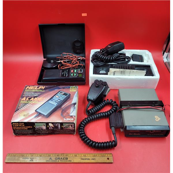 General Electric Help! Full Power 40 Channel 2-Way CB Radio System & Radio Walkie System Lot