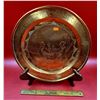 Image 1 : VTG Heavy Brass Carved Tray