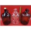 Image 1 : Three VTG Glass Jugs Including Clorox & Miraclean
