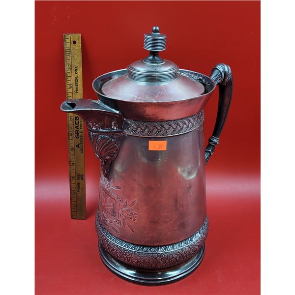 VTG Etched Metal Pitcher