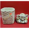Image 1 : VTG McCoy Lamb In A Basket Cookie Jar