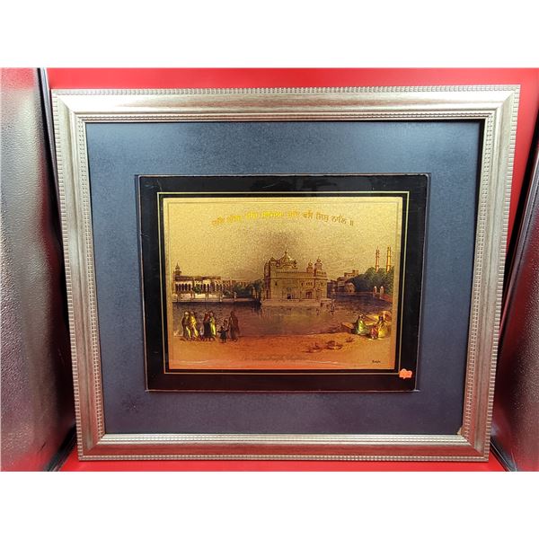 Framed Metal Print Of The Golden Temple