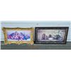 Image 1 : VTG Framed Fruit Bowl Painting & Flower/Vase Painting