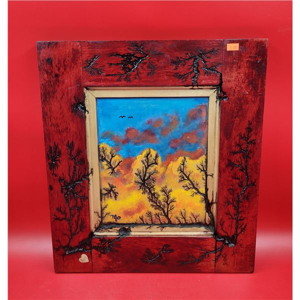 VTG Framed Landscape Painting