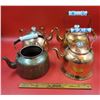 Image 1 : Lot Of VTG Metal Tea Pots