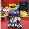 Image 1 : Lot Of VTG Board Games & Teddy Bear Including Yahtzee, Tic Tac Toe & Poker