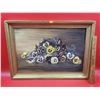 Image 1 : Framed Academy Boards Floral Painting