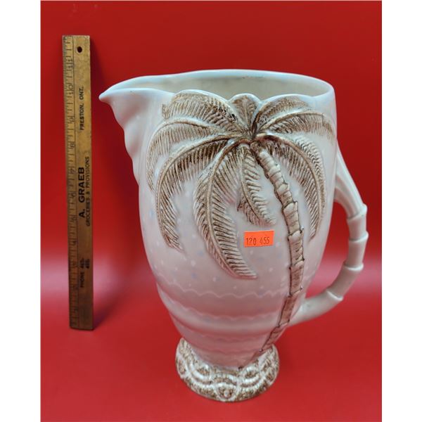 VTG Beswick Ware Pottery Palm Tree Vase Made In England