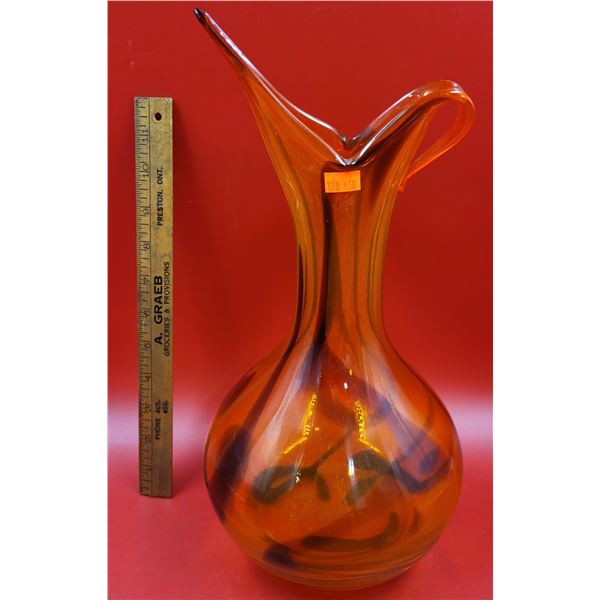 VTG Hand Blown Art Glass Vase