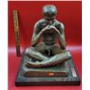Image 1 : VTG Wooden "Edward Fall 1986" Statue By Hugh McCarten