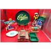 Image 1 : Assorted Lot Of VTG Collectibles Including Cariboo Tray