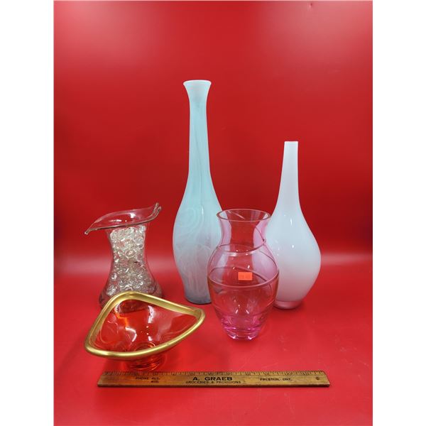 Assorted Lot Of Vases