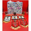 Image 1 : Hockey Western POG Team Signs, Pucks & Vancouver Giants Flags