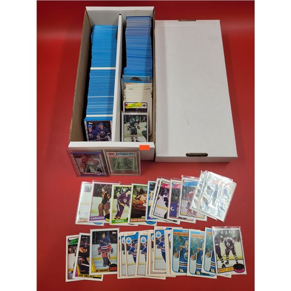Lot Of Assorted VTG Hockey Cards (John Vanbiesbrouck, Steve Tambellini, Scott Stevens)