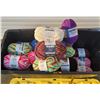 Image 2 : Large Bin Full Of New Assorted Bernat Yarn