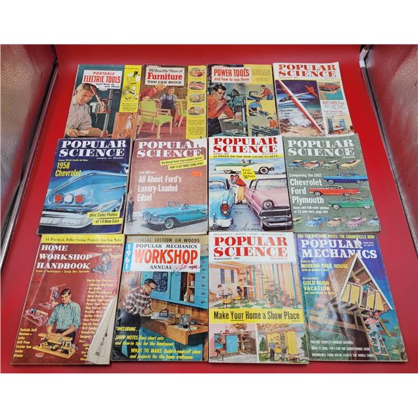 Lot Of VTG Magazines (Popular Science, Popular Mechanics, Power Tools)