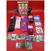 Image 1 : Magnet Badges, Socks, Looney Tunes Temporary Tattoos, Nasal Strips, Bath Bombs