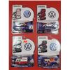 Image 1 : 4 Greenlight Club V-Dub Volkswagen Die Cast Vehicles