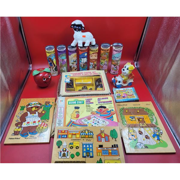 VTG Puzzles, Sesame Street Board Game & Toys
