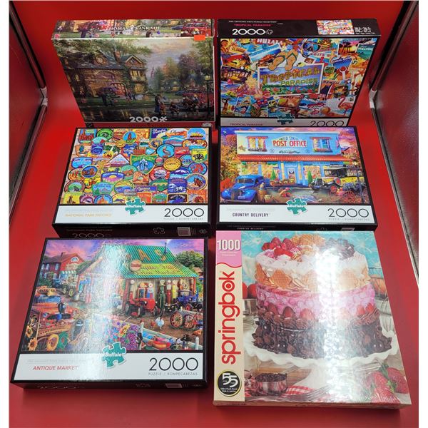Lot Of Assorted Sealed Puzzles